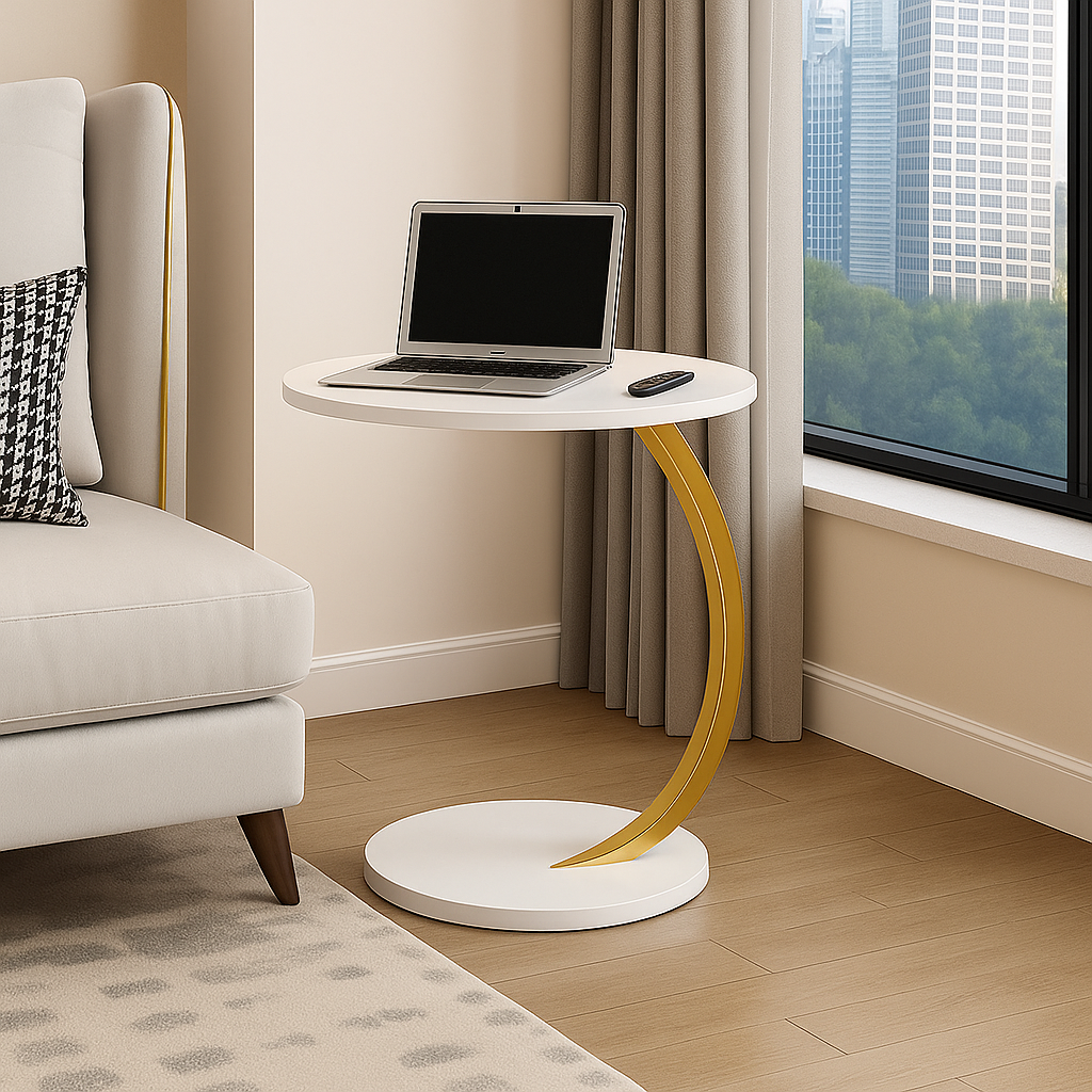 Minimalist Round Side Table