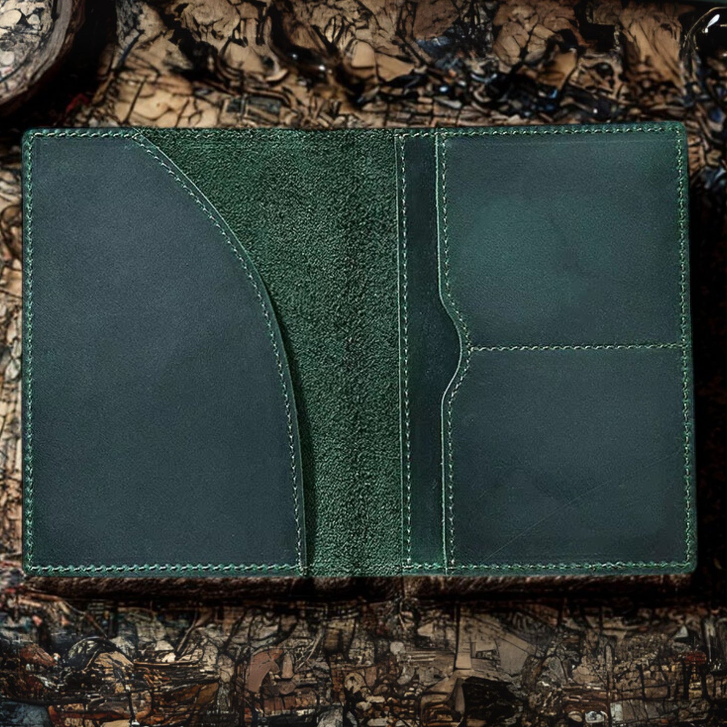 Retro Genuine Leather Passport Holder