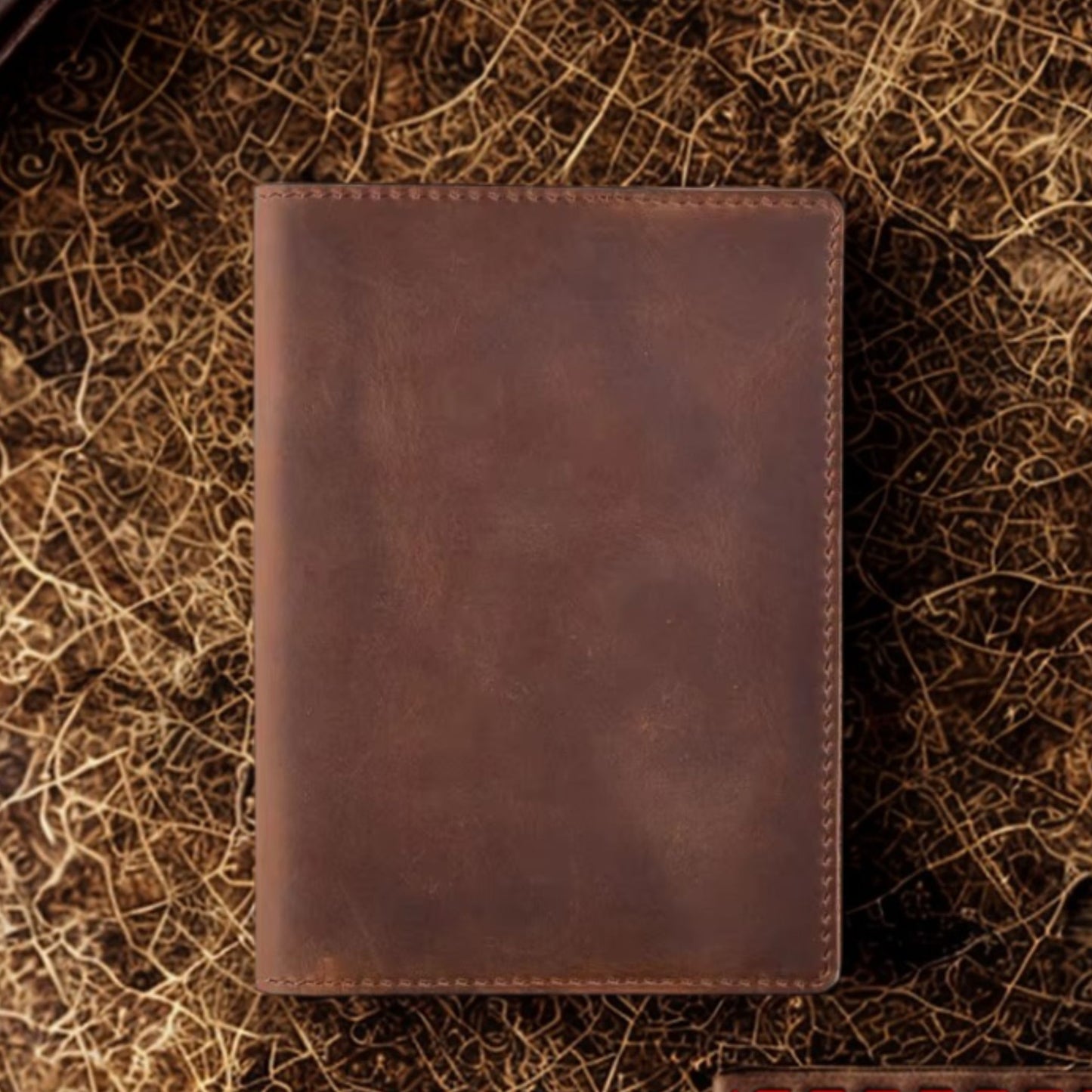 Retro Genuine Leather Passport Holder