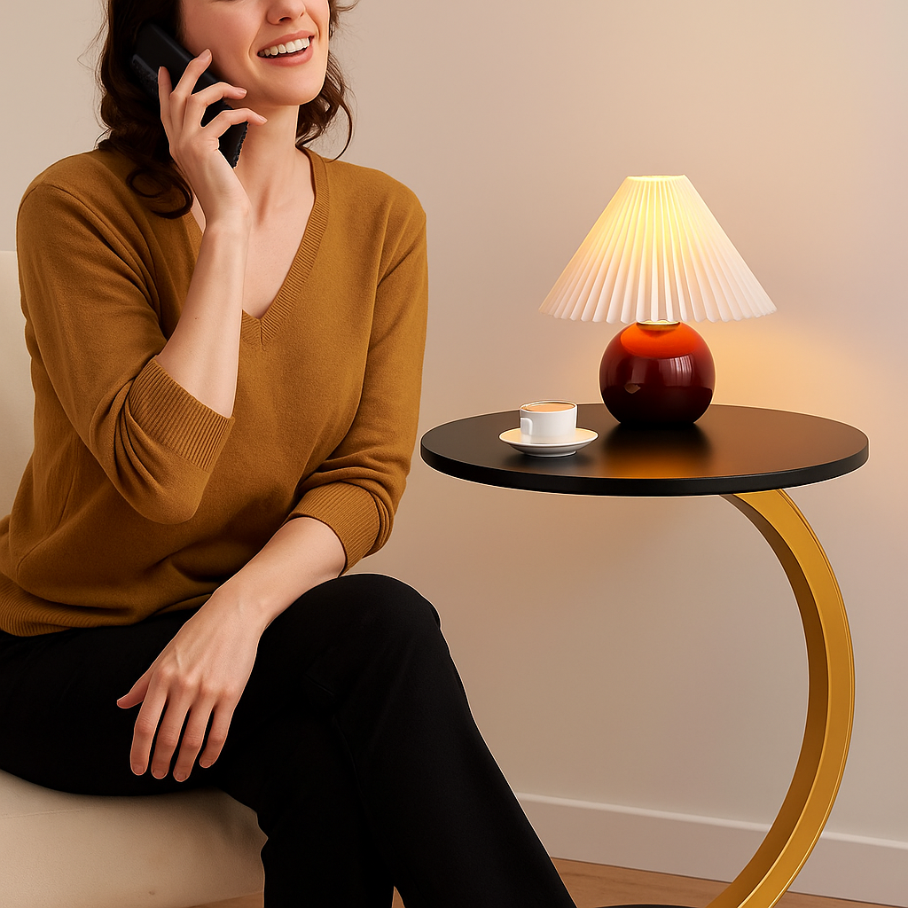 Minimalist Round Side Table