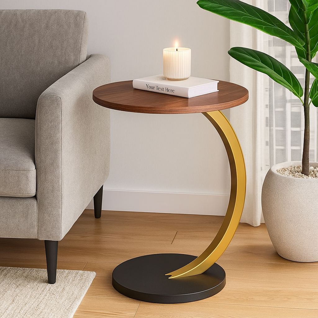 Minimalist Round Side Table