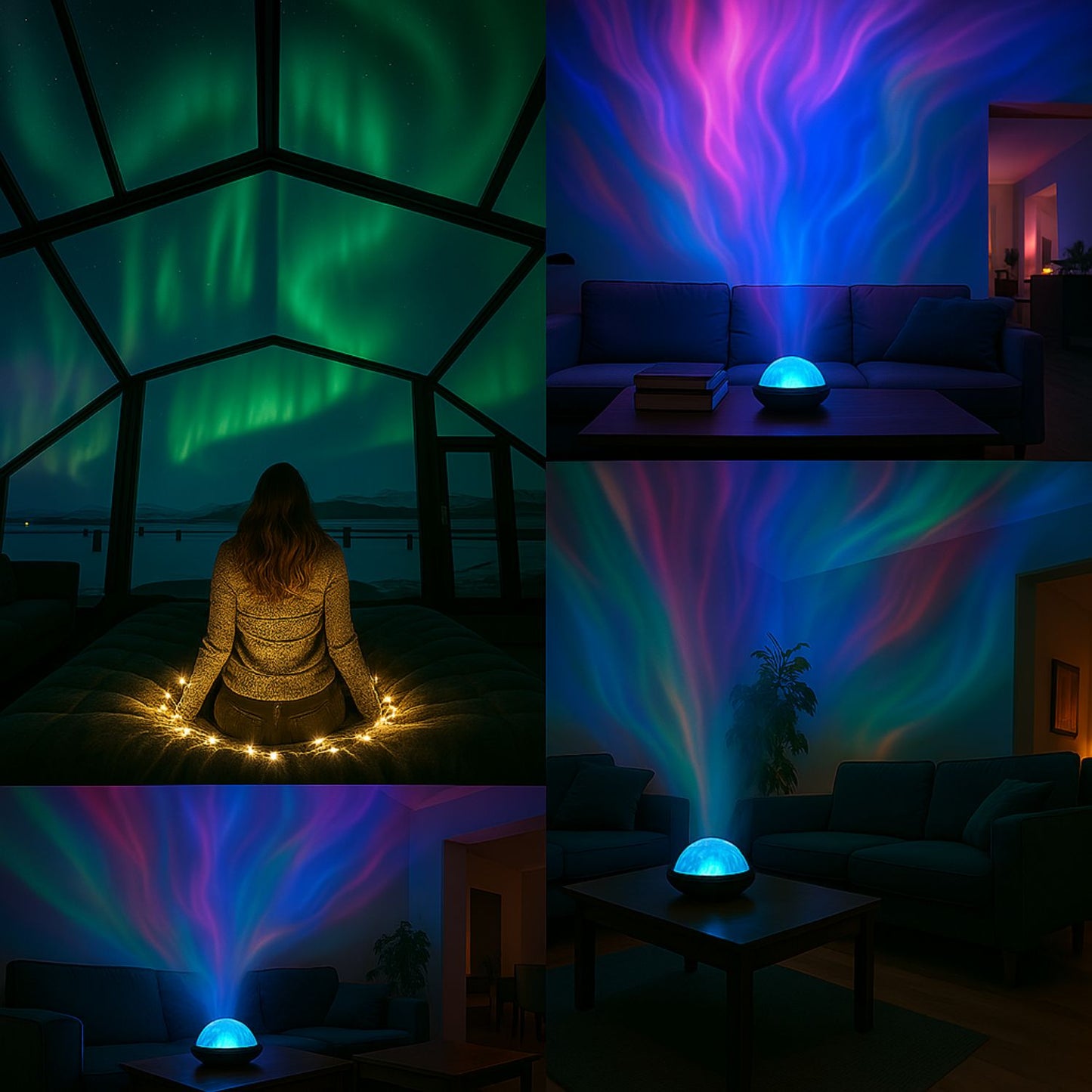 Enchanting Northern Lights Sky Projector