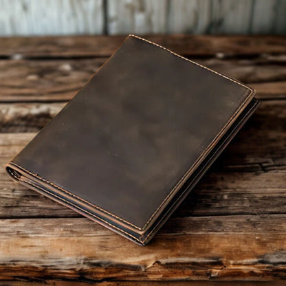 Luxury Leather Travel Passport & Wallet With RFID Protection