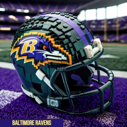 Collectible NFL Football Mini Helmet Block Set