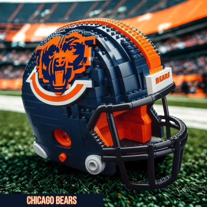 Collectible NFL Football Mini Helmet Block Set