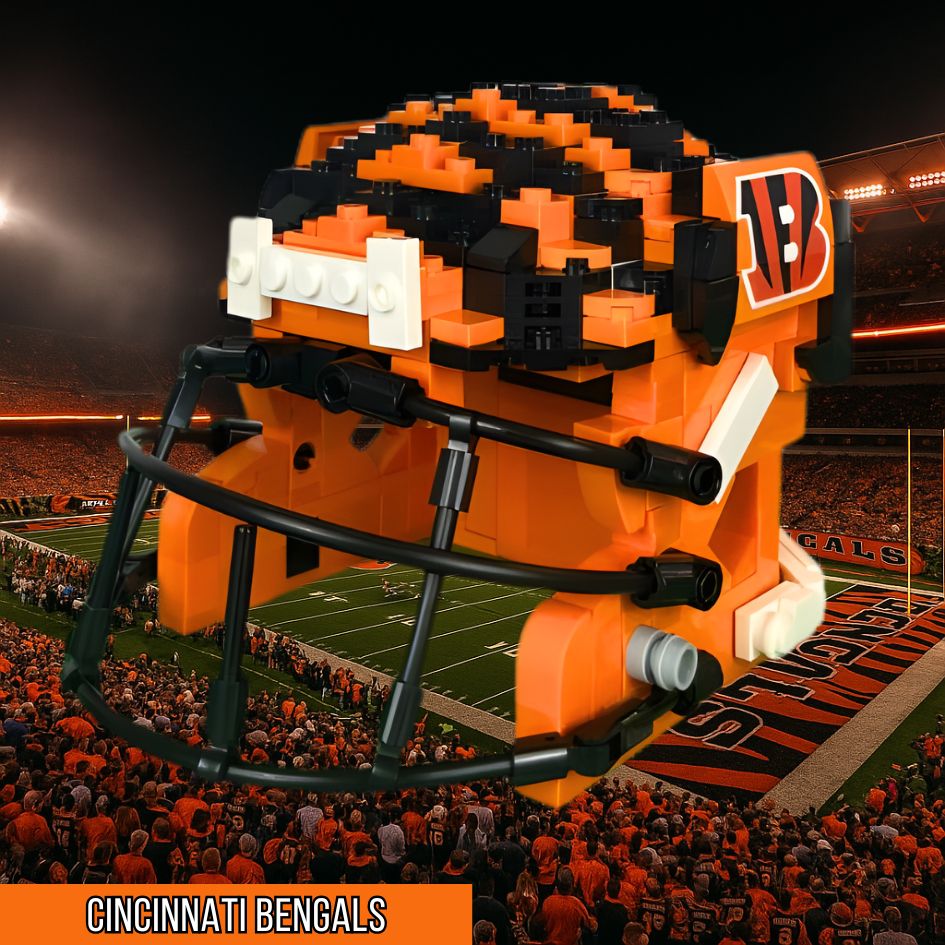 Collectible NFL Football Mini Helmet Block Set