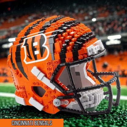 Collectible NFL Football Mini Helmet Block Set