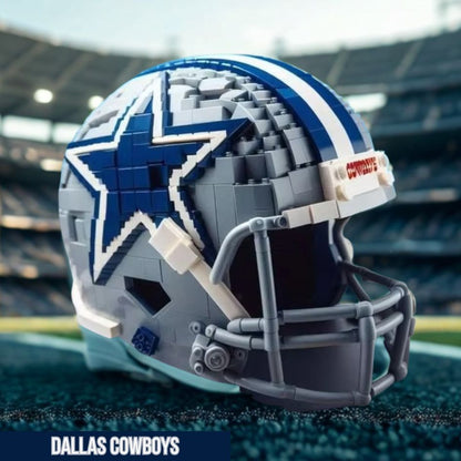 Collectible NFL Football Mini Helmet Block Set