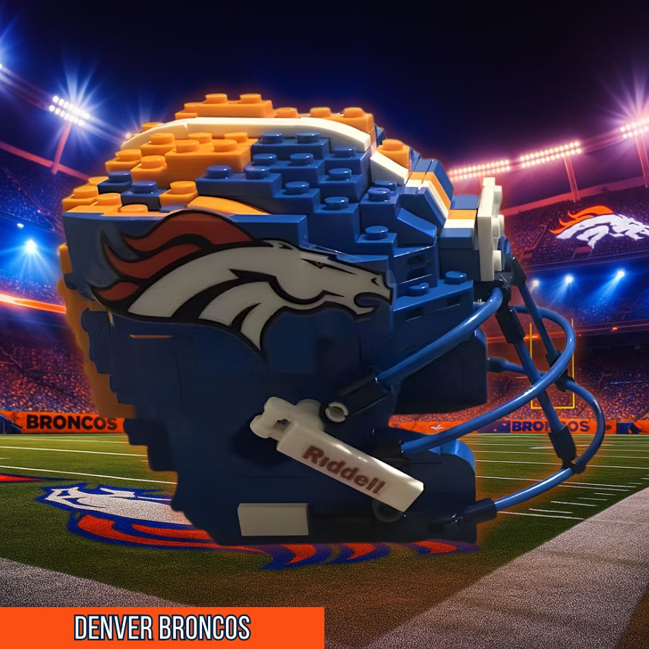 Collectible NFL Football Mini Helmet Block Set