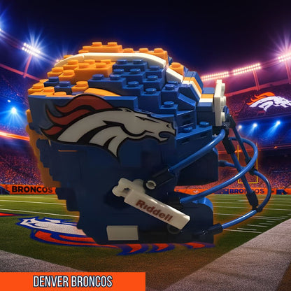 Collectible NFL Football Mini Helmet Block Set