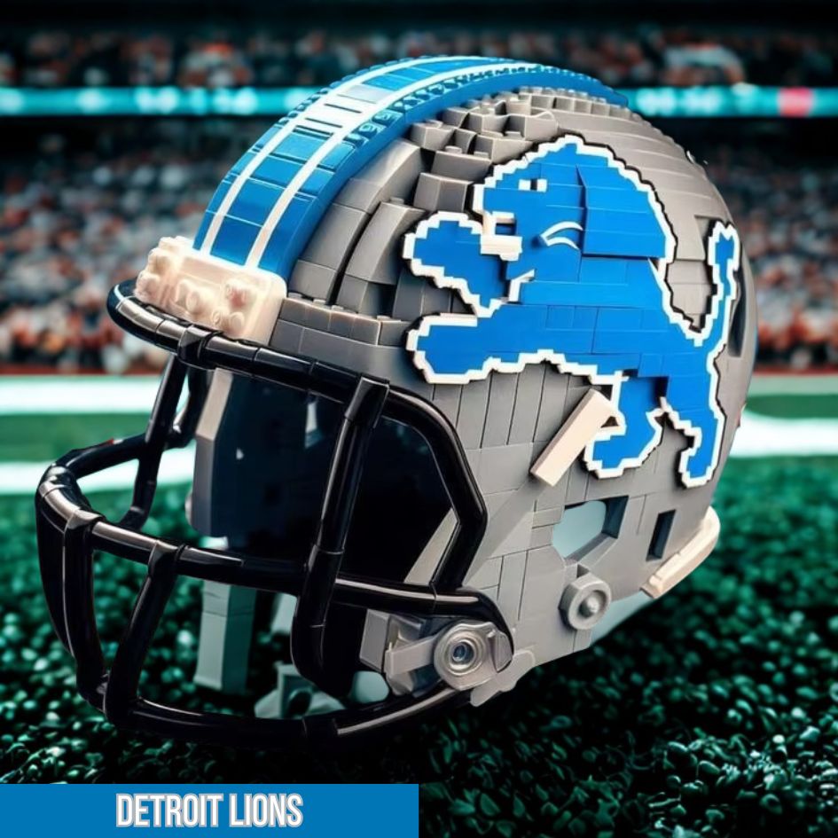 Collectible NFL Football Mini Helmet Block Set