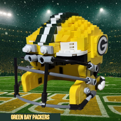 Collectible NFL Football Mini Helmet Block Set