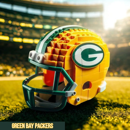 Collectible NFL Football Mini Helmet Block Set