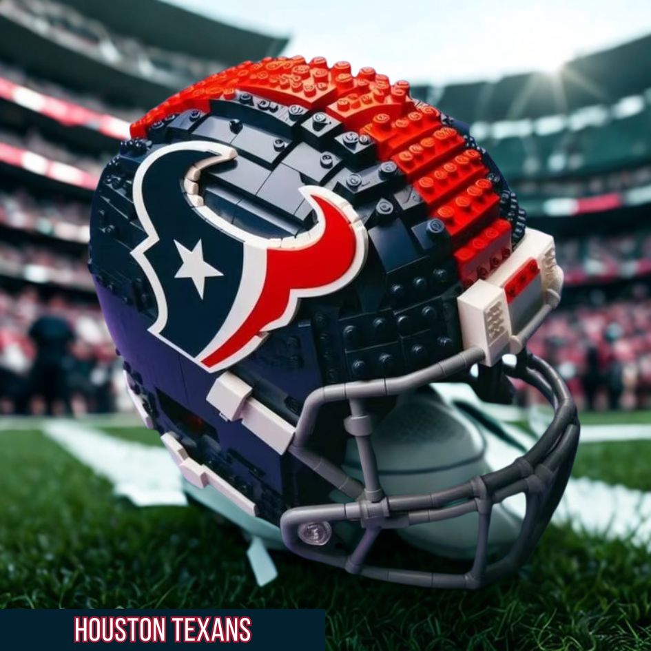 Collectible NFL Football Mini Helmet Block Set