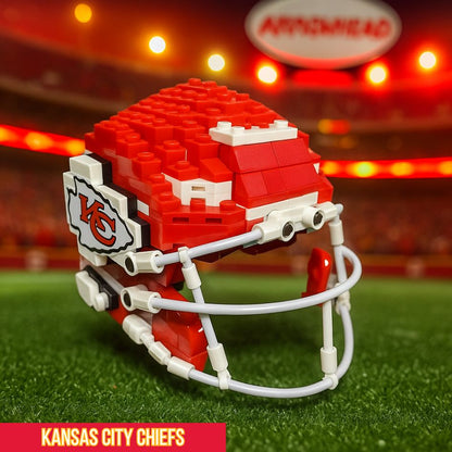 Collectible NFL Football Mini Helmet Block Set