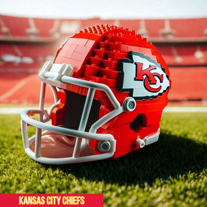 Collectible NFL Football Mini Helmet Block Set