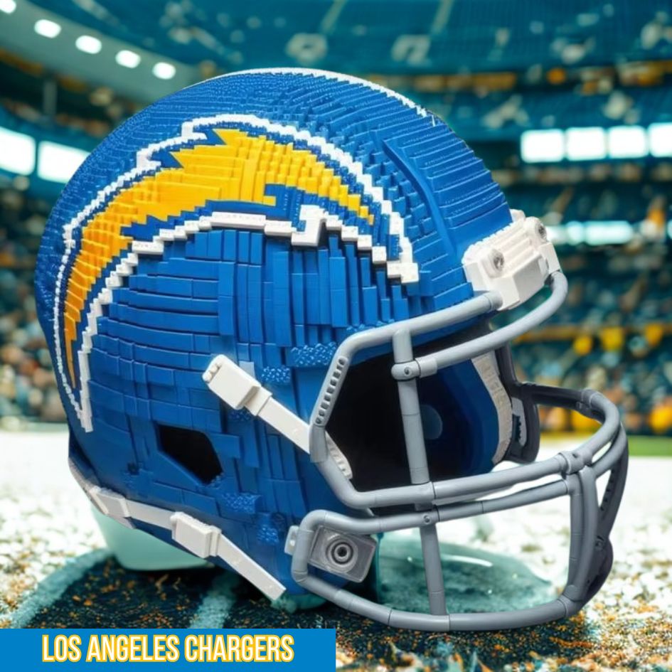 Collectible NFL Football Mini Helmet Block Set