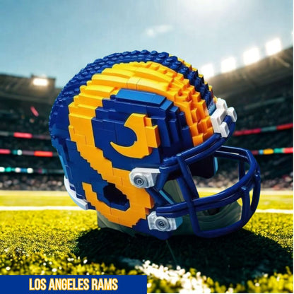 Collectible NFL Football Mini Helmet Block Set