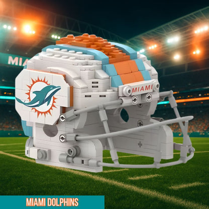 Collectible NFL Football Mini Helmet Block Set