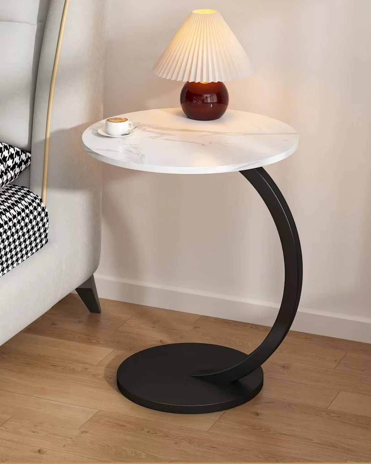 Minimalist Round Side Table