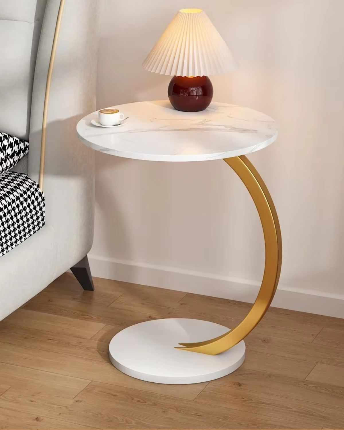 Minimalist Round Side Table