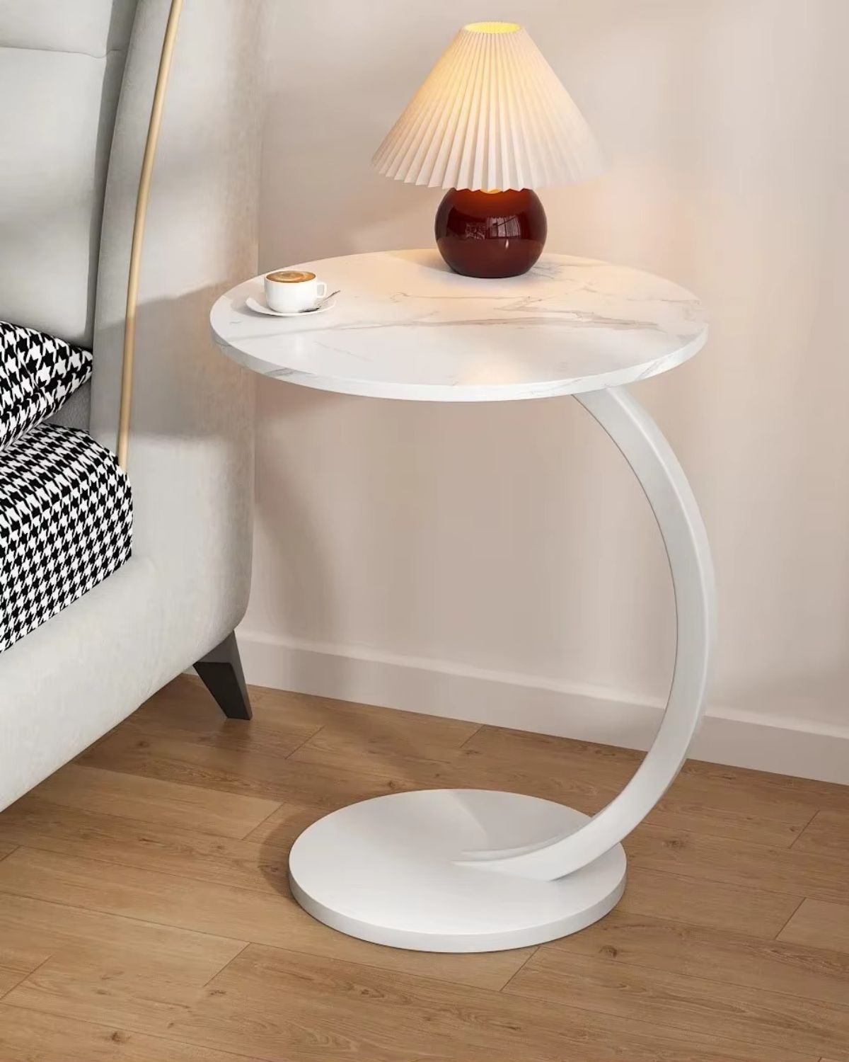 Minimalist Round Side Table