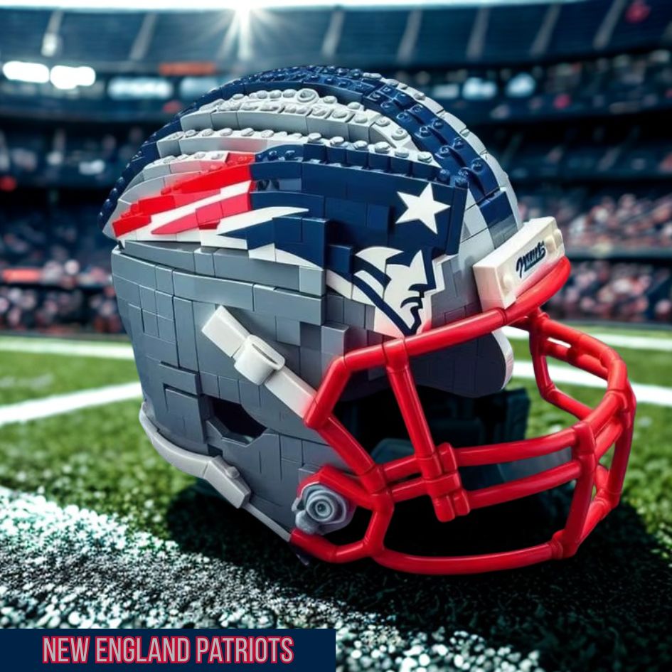 Collectible NFL Football Mini Helmet Block Set