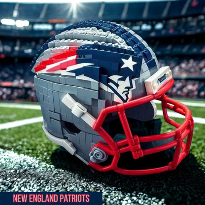 Collectible NFL Football Mini Helmet Block Set