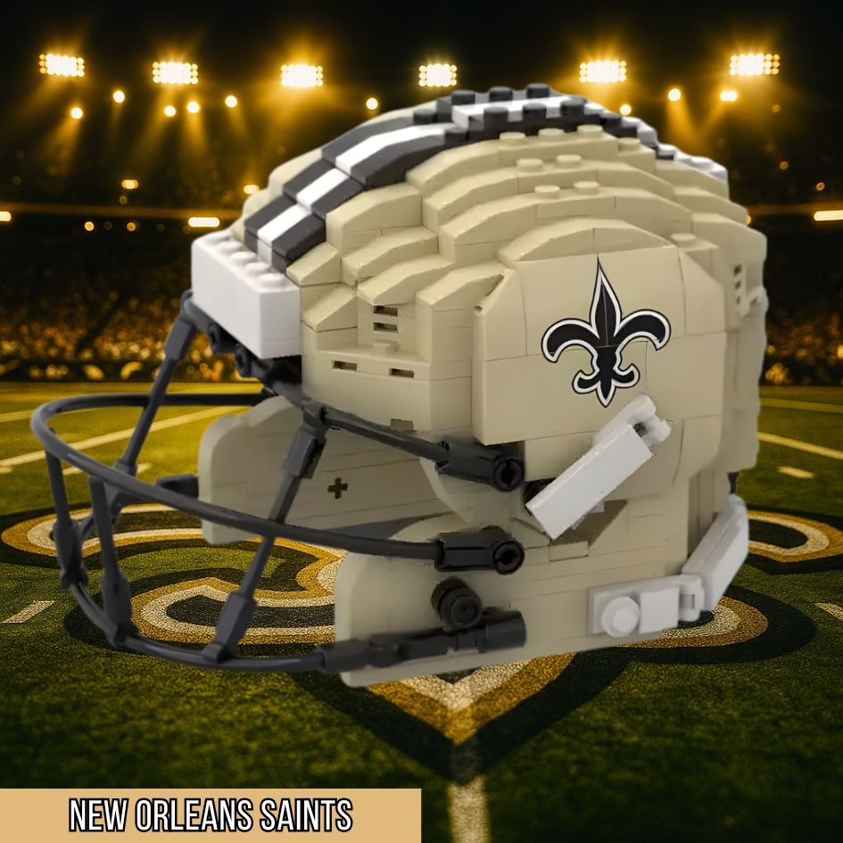 Collectible NFL Football Mini Helmet Block Set