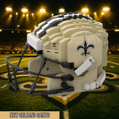 Collectible NFL Football Mini Helmet Block Set