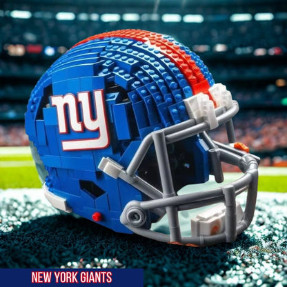 Collectible NFL Football Mini Helmet Block Set