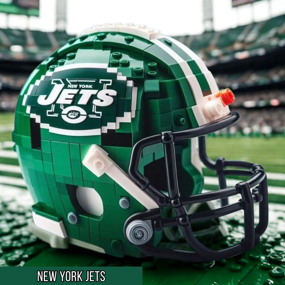 Collectible NFL Football Mini Helmet Block Set