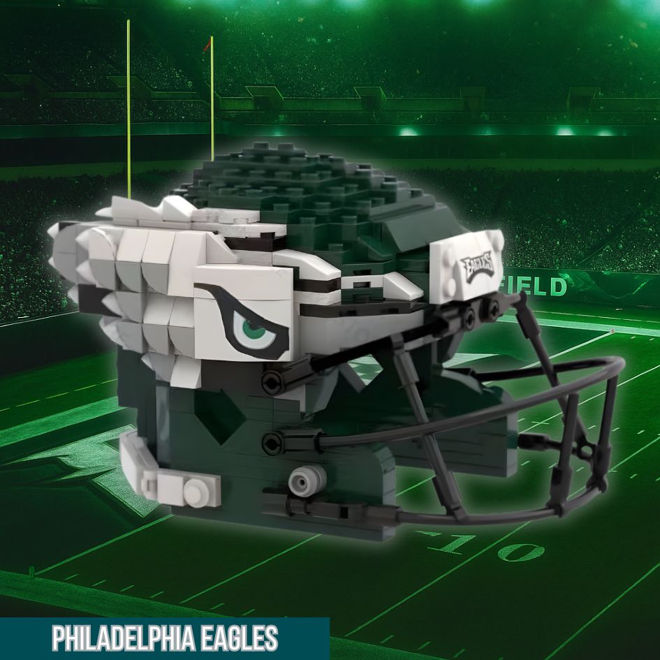 Collectible NFL Football Mini Helmet Block Set