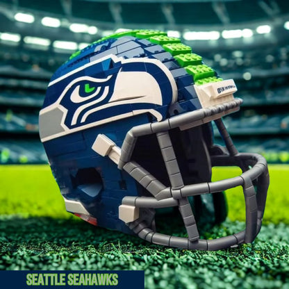 Collectible NFL Football Mini Helmet Block Set