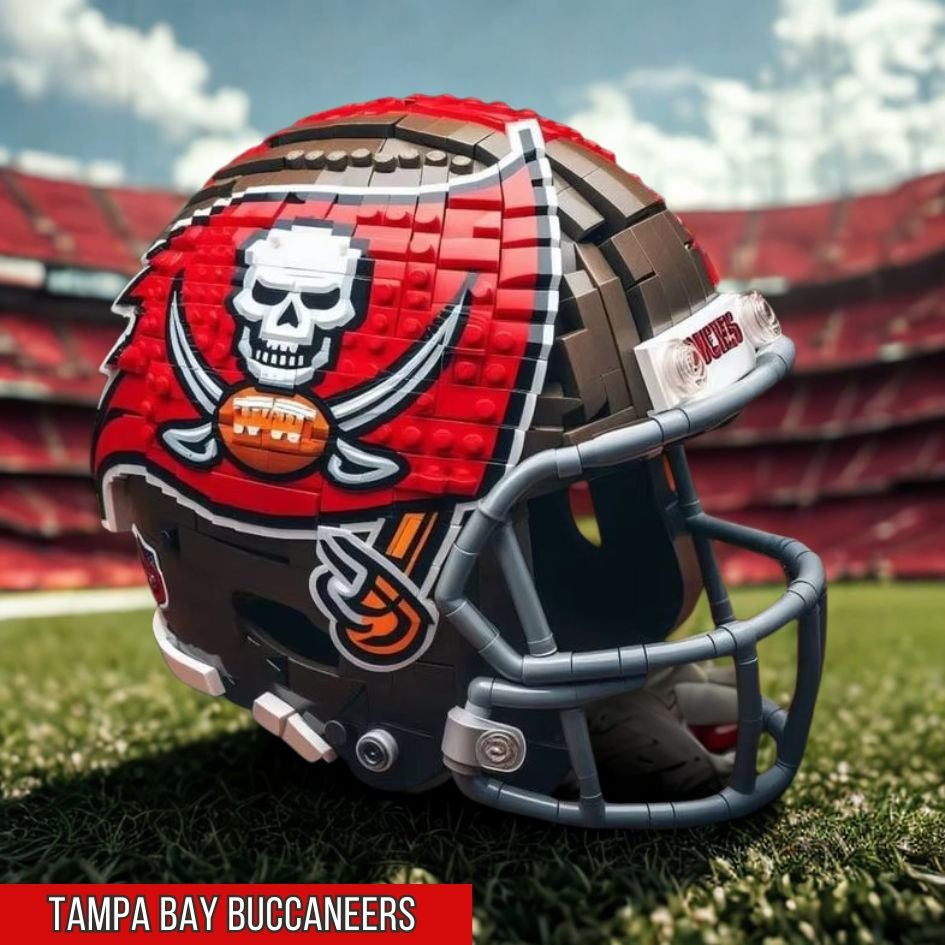 Collectible NFL Football Mini Helmet Block Set