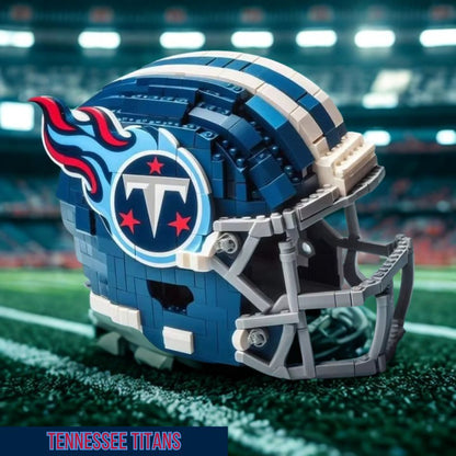 Collectible NFL Football Mini Helmet Block Set