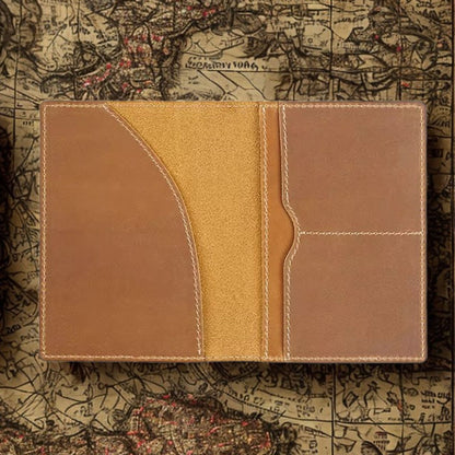 Retro Genuine Leather Passport Holder
