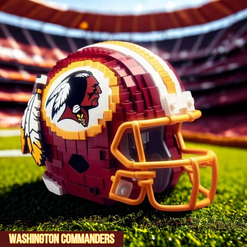 Collectible NFL Football Mini Helmet Block Set