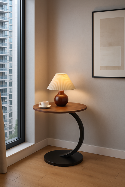 Minimalist Round Side Table