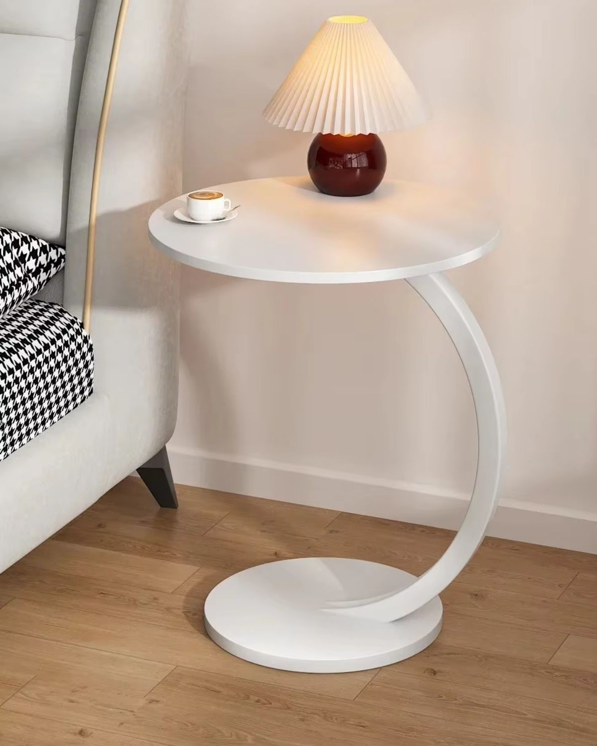 Minimalist Round Side Table