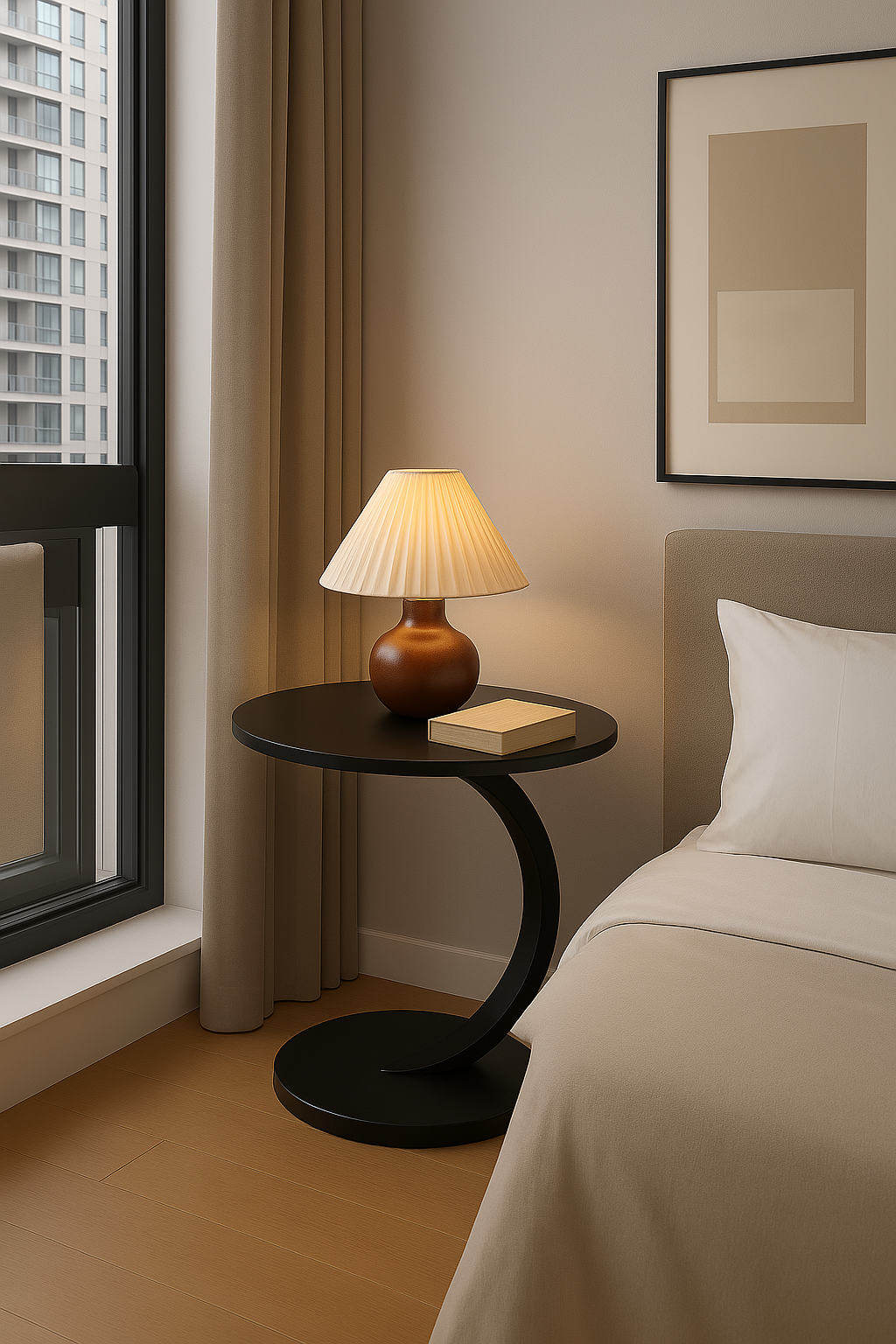 Minimalist Round Side Table